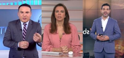 Globo, SBT, Record e Band mostram tragédia o dia inteiro (Foto: Reprodução)