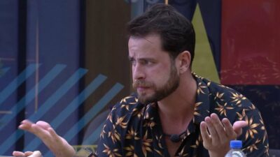 Imagem do post BBB22: Afiado, Gustavo detona affair de brothers e dispara: “Muito infantil”