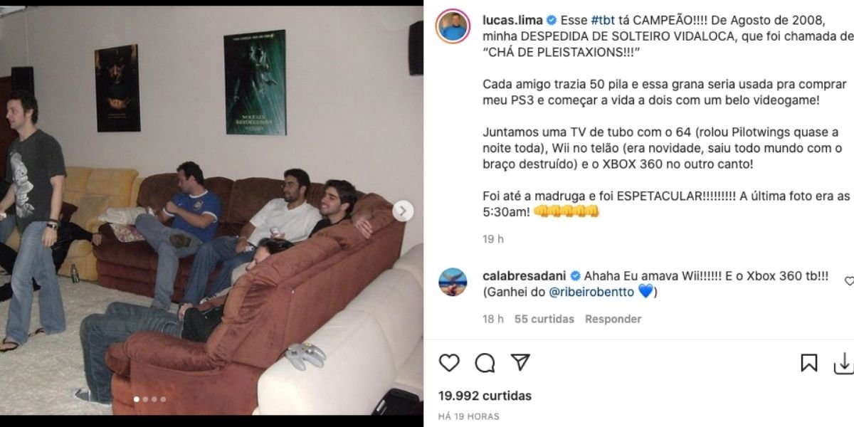 Genro de Xororó, Lucas Lima fala sobre despedida de solteiro (Foto: Reprodução)