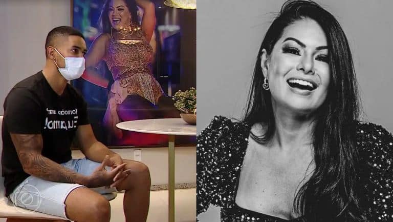 Marido de Paulinha Abelha no Fantástico (Foto: Reprodução)