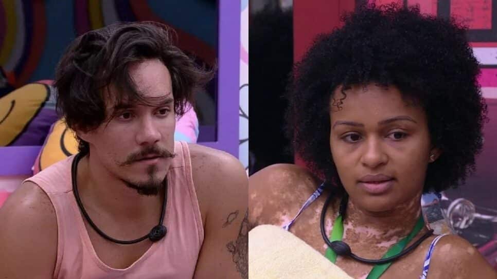 BBB22: Eliminado, Eliezer confessa que ficou com Natália por conveniência (Reprodução)