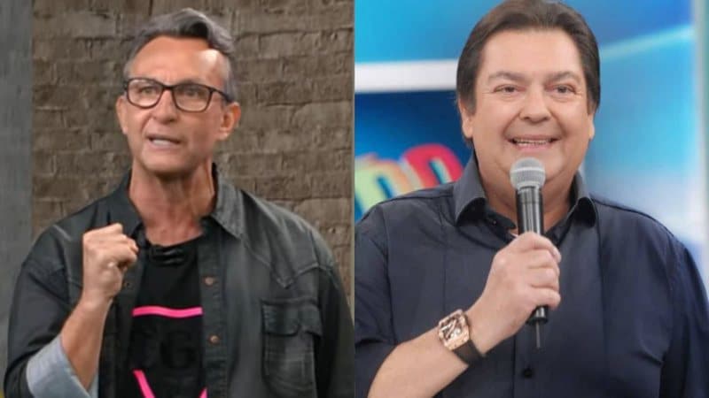 Neto e Faustão (Foto: Reprodução)