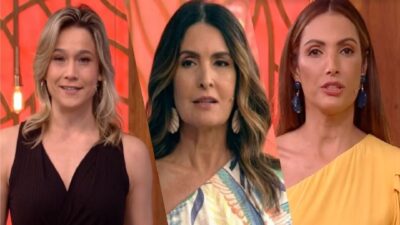 Fátima, Fernanda Gentil e Patrícia na Globo (Foto: Reprodução)