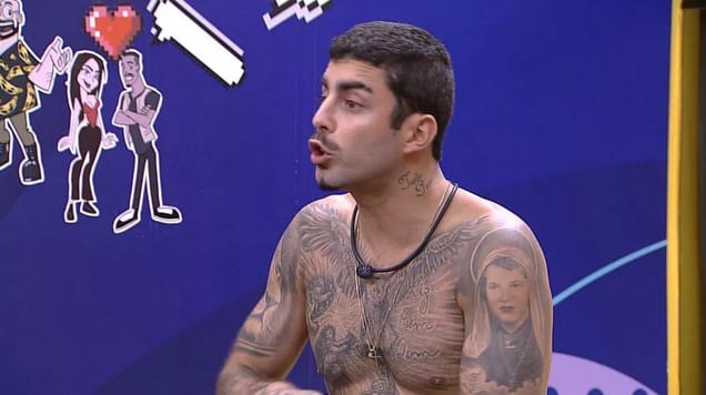 Pedro Scooby Arthur fala mal de sister no BBB22 (Foto: Reprodução / Globoplay)