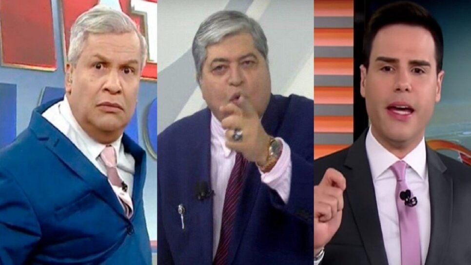 Sikêra Jr, Datena e Luiz Bacci estão com programas arriscados de acabar (Foto: Reprodução)