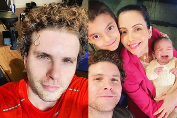 Thiago Fragoso homenageia esposa e filho (Foto: Reprodução)