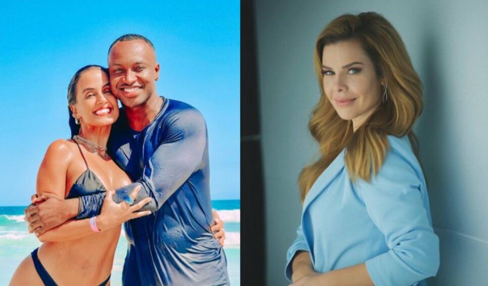 Fernanda Souza demonstra apoio a Thiaguinho e Carol Peixinho (Foto: Reprodução)