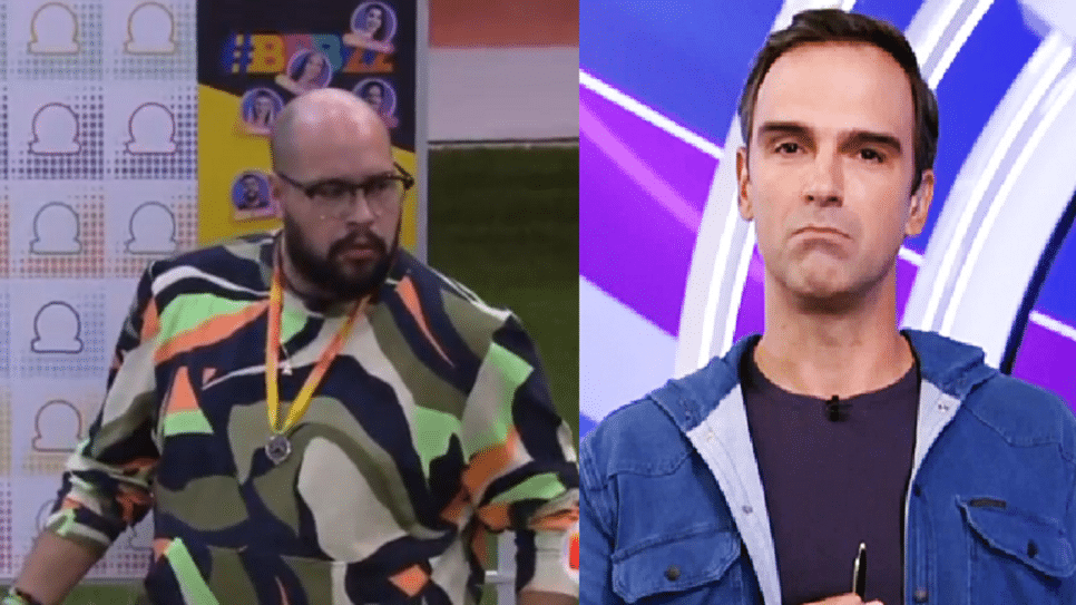 BBB22: Tiago Abravanel e Tadeu Schmidt (Foto: Reprodução)