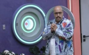 Tiago em seus últimos minutos no BBB22 (Foto: Reprodução / Globoplay)