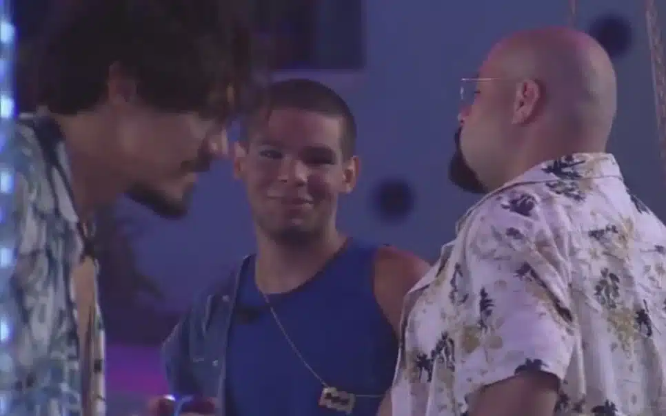 Elieser, Vyni e Tiago Abravanel (Foto: Reprodução - TV Globo)