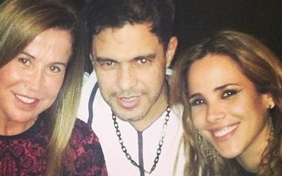 Wanessa, Zilu e Zezé Di Camargo (Foto: Reprodução)