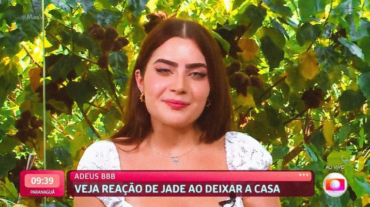 Jade Picon no Mais Você (Foto: Reprodução)