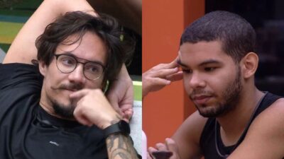 Imagem do post BBB22: Após dar fora em Vyni, Eliezer reclama do aliado: “Não tenho paciência”