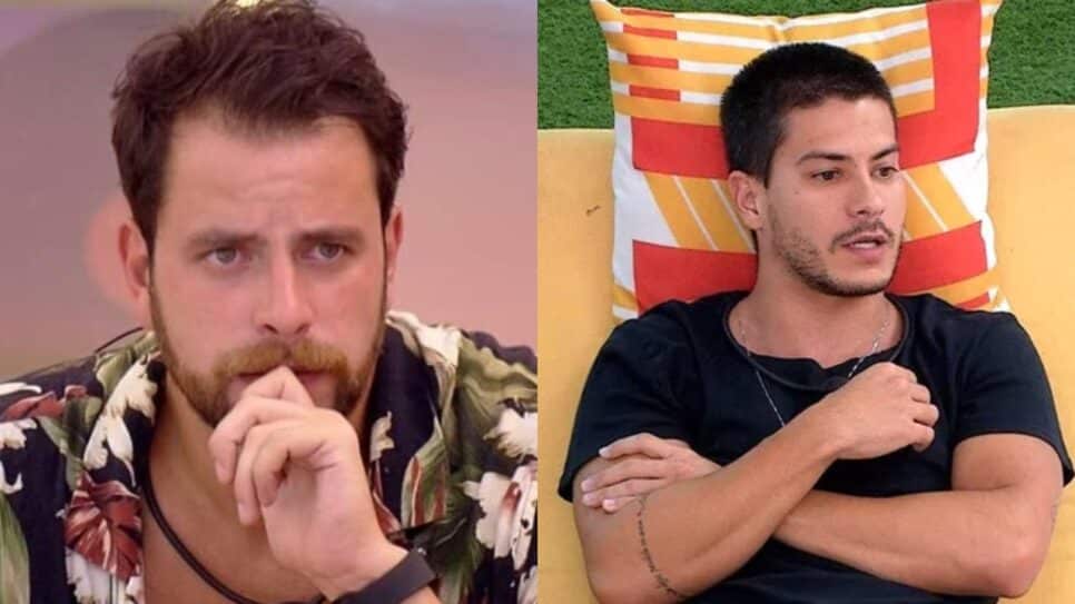 BBB22: Gustavo reclama de Arthur e dispara: “Não consigo me dar bem com ele” (Reprodução/Globo) (Reprodução/Globo)