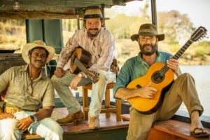 Almir Sater e elenco de 'Pantanal' (Foto: Reprodução / Globo)