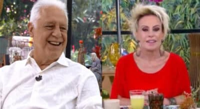 Ana Maria citou Antônio Fagundes na Globo (Foto: Reprodução / Globo)