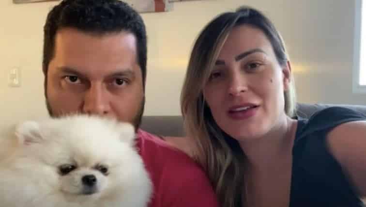 Thiago Lopes e Andressa Urach (Foto: Reprodução)