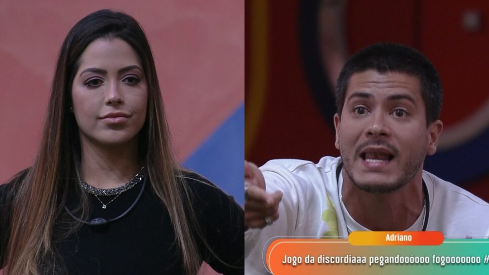 Arthur e Laís no BBB22 (Foto: Reprodução)