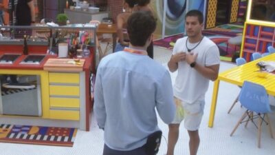 Imagem do post BBB22: Depois da formação do paredão, Lucas é encurralado por Arthur