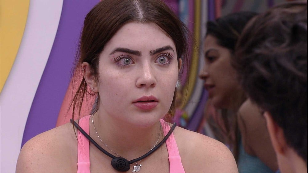 Jade fala sobre sua reação após atender o Big Fone no BBB22 (Foto: Reprodução)