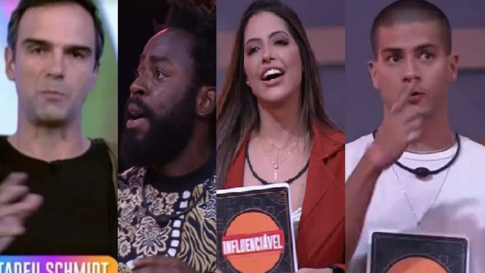 BBB22: Tadeu Schmidt e Laís (Foto: Reprodução)