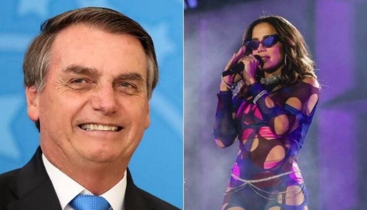 Anitta alfineta Bolsonaro (Foto: Reprodução)