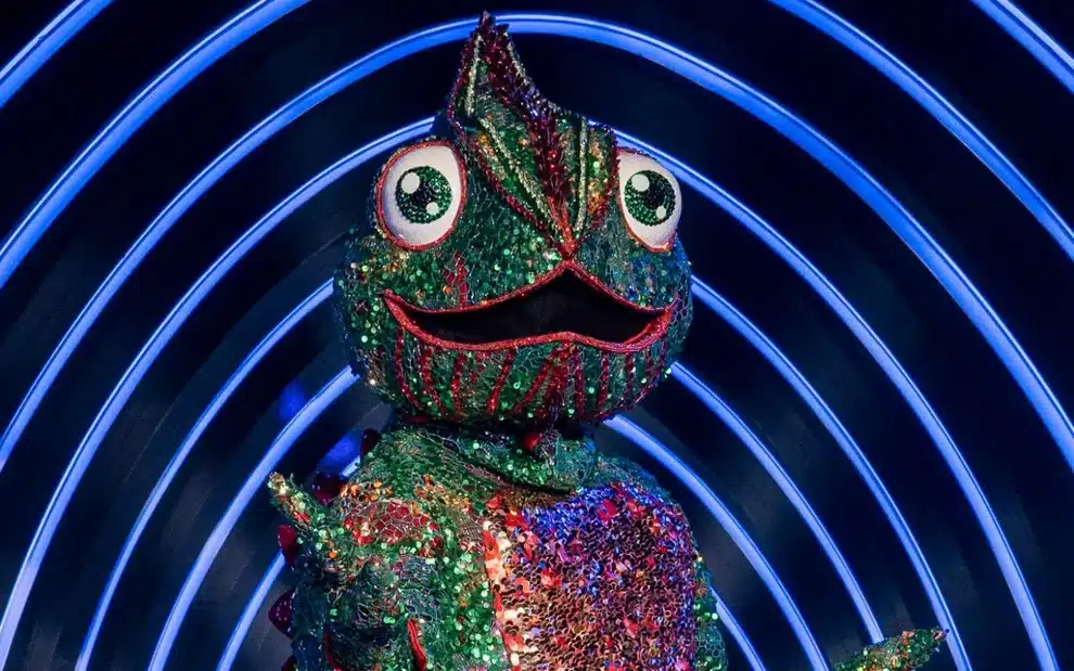 The Masked Singer: Após dica reveladora, Camaleão é desmascarado (Reprodução/Globo)