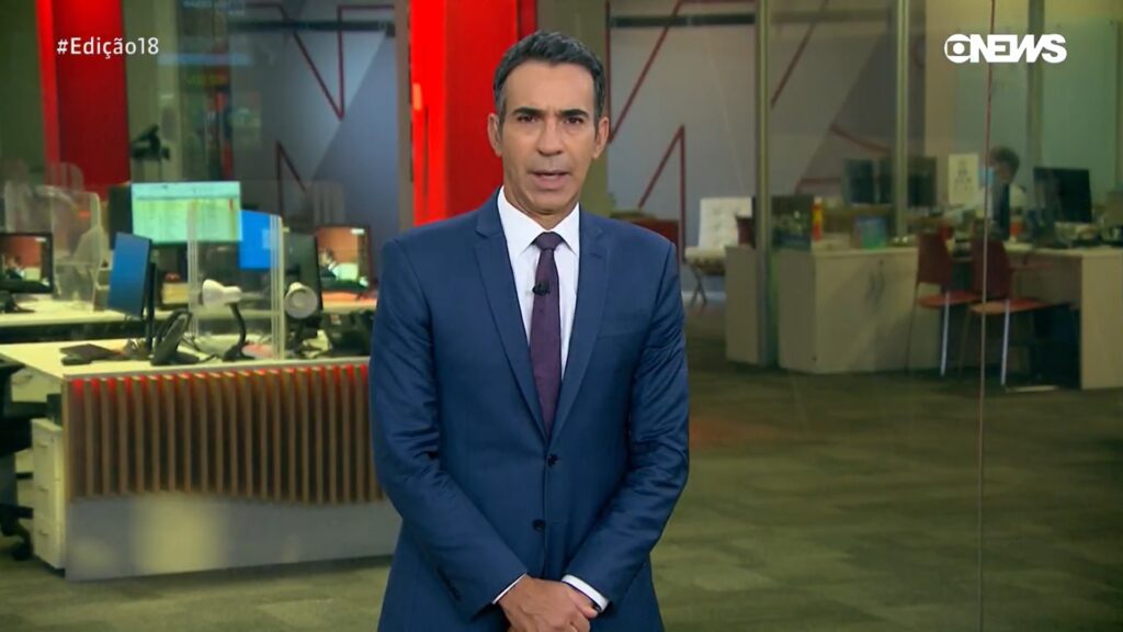 GloboNews se prepara para saída de césar Tralli após dois anos (foto: Reprodução)