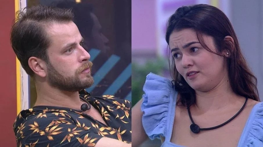 BBB22: Novo alvo! Gustavo articula votos para mandar Eslovênia ao paredão (Reprodução)