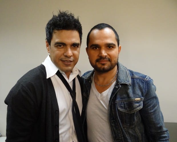 O famoso cantor sertanejo, Luciano Camargo ao lado de seu irmão, Zezé Di Camargo (Foto: Reprodução)