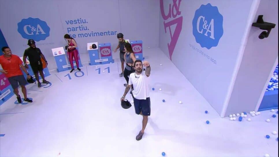 Pedro Scooby é o vencedor da Prova do Líder da semana (Foto: Reprodução)