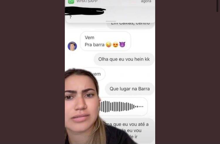 Jovem expõe namorada nas redes sociais e afirma: 'Ele me traiu com o David Brazil'