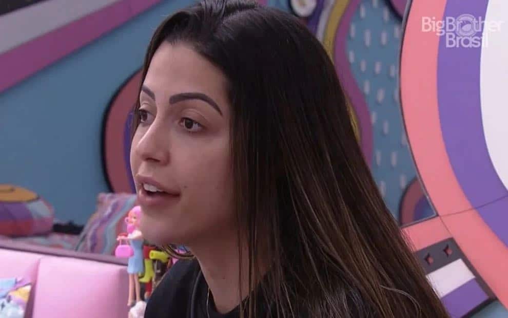 BBB22: Laís conversa com Gustavo (Foto: Reprodução)