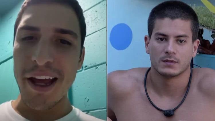 Felipe Prior faz vídeo esculachando Arthur Aguiar no BBB 22: 'Fazendo um personagem'