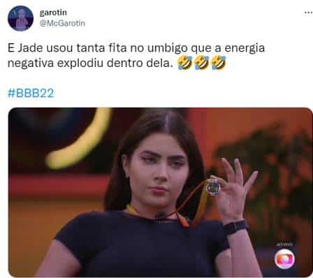 Falta de humor de Jade em entrevistas fora do BBB22 rendem memes na web (Reprodução)