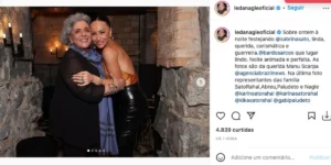 Mãe de Duda Nagle agita as redes sociais ao expor o pensa sobre a apresentadora da Globo, Sabrina Sato (Foto: Reprodução)