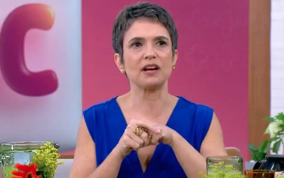 Sandra Annenberg tem desfecho na Globo confirmado após choro no camarim (Reprodução/Globo)