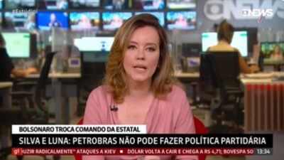 Imagem do post Jornalista da GloboNews comete gafe e solta palavrão ao vivo: “Morrendo de vergonha”