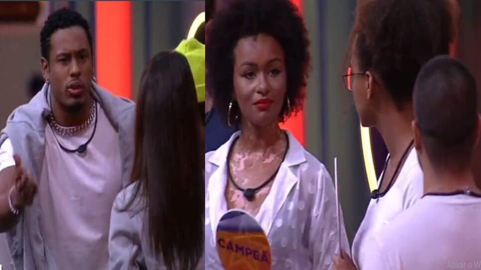 PA e Eslovênia discutiram no BBB22 (Foto: Reprodução)