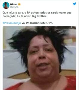 Internautas não gostaram da eliminação de Paulo André da Prova do Anjo do BBB22 (Foto: Reprodução / Twitter)