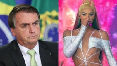 Jair Bolsonaro e Pabllo Vittar (Foto: Reprodução)