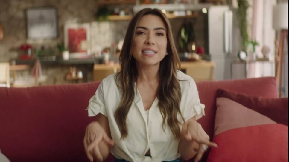 Apresentadora Patrícia Abravanel apareceu na Globo (Foto: Reprodução)
