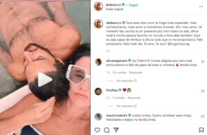  Deborah Secco se declarou nas redes sociais para o marido (Foto: Reprodução / Instagram)