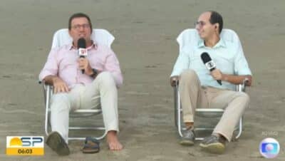 Imagem do post Rodrigo Bocardi apresenta Bom Dia São Paulo direto da praia: “Lugar dos sonhos”