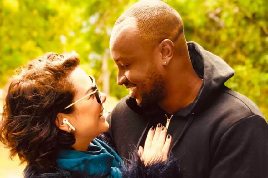 Fernanda Souza e Thiaguinho (Foto: Reprodução)