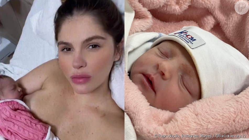 Bárbara Evans revela estar triste depois do nascimento de sua filha