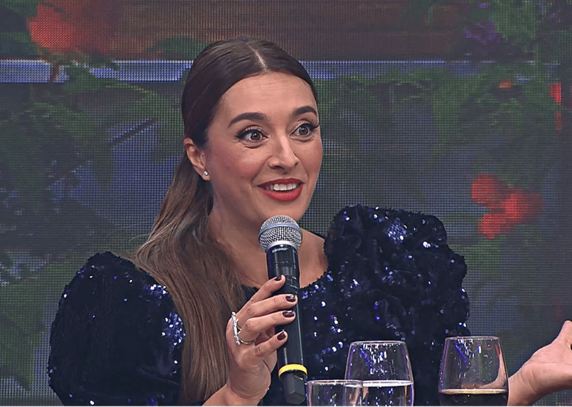 Catia Fonseca participou do Faustão na Band e revelou que já foi dona da própria padaria (Foto: Reprodução)