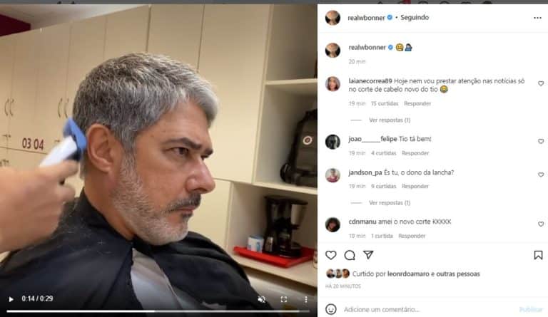 Flagra de William Bonner nos bastidores da Globo gera choque em público (Reprodução)
