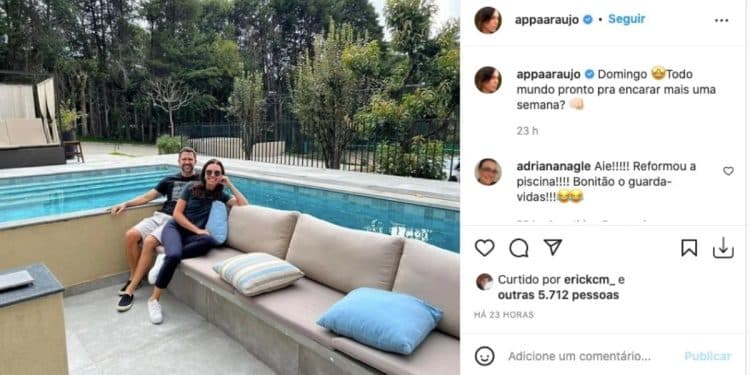 Post de Ana Paula Araújo em seu Instagram (Foto: Reprodução)