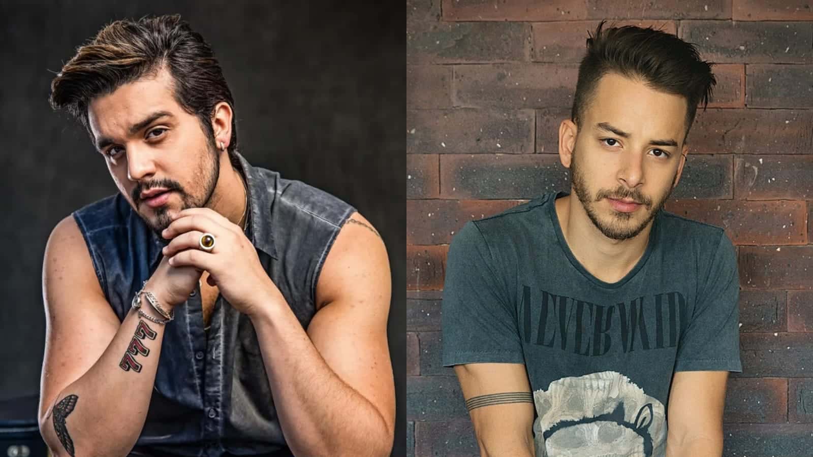 Luan Santana e Junior Lima falam sobre sexualidade (Foto: Reprodução/Montagem)